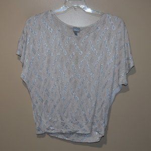 VANITY Women's Sz M open-backed  BLOUSE